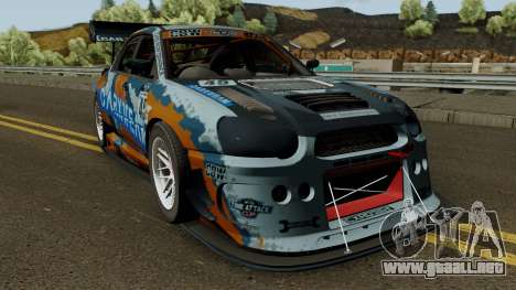 Subaru Impreza WRX STi Series II Time Attac 2003 para GTA San Andreas