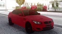 BMW M5 E60 Red Sedan para GTA San Andreas