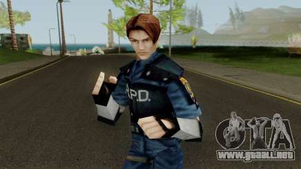 RE2 Leon Kennedy PSX Skin para GTA San Andreas