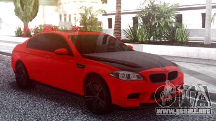 BMW M5 F10 Red para GTA San Andreas
