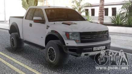 Ford Raptor White para GTA San Andreas