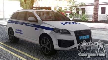 Audi Q7 Police para GTA San Andreas