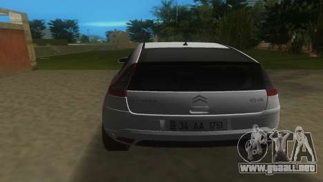 2010 Citroen C4 VTS para GTA Vice City