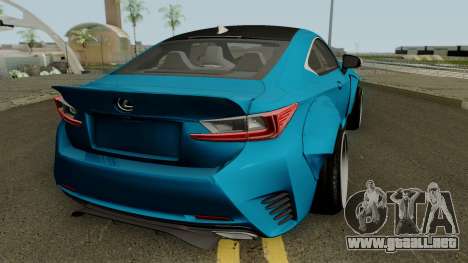 Lexus RC-F para GTA San Andreas