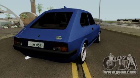 Fiat 147 Tunable para GTA San Andreas