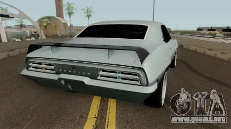 Pontiac Firebird MM 1969 para GTA San Andreas