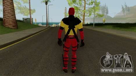 Deadpool With X-Men Shirt From Deadpool 2 para GTA San Andreas