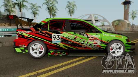 Mitsubishi Lancer Evolution IX OZ Drift V2 2006 para GTA San Andreas