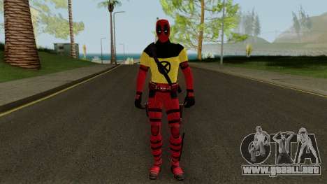 Deadpool With X-Men Shirt From Deadpool 2 para GTA San Andreas