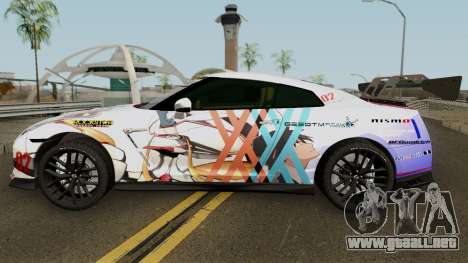 Nissan GT-R Premium R35 17 Itasha para GTA San Andreas