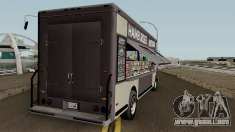 Brute Burger Van GTA V IVF para GTA San Andreas