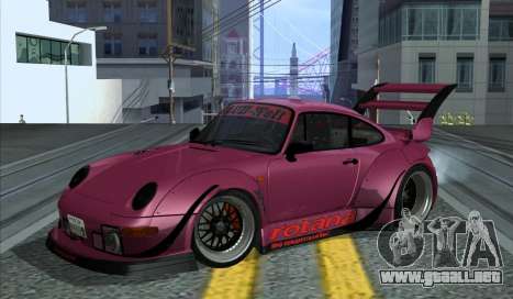 Porsche 993 RWB ROTANA para GTA San Andreas