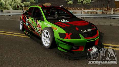 Mitsubishi Lancer Evolution IX OZ Drift V2 2006 para GTA San Andreas