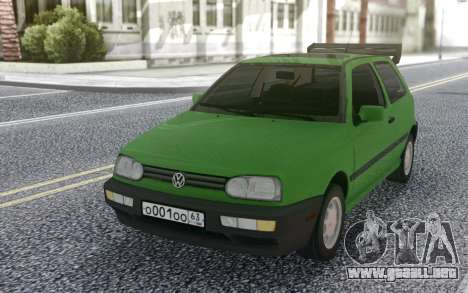 Volkswagen Golf Mk3 1.6 US-Spec para GTA San Andreas
