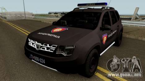 Dacia Duster Zandarmerija para GTA San Andreas