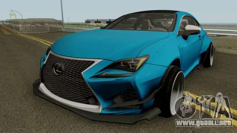 Lexus RC-F para GTA San Andreas