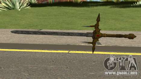 Barbarossa Sword From COD WWII:Nazi Zombies para GTA San Andreas