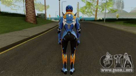 Fortnite Female Carbide Blue para GTA San Andreas