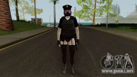 GTA Online Fem Police With Normal Map para GTA San Andreas
