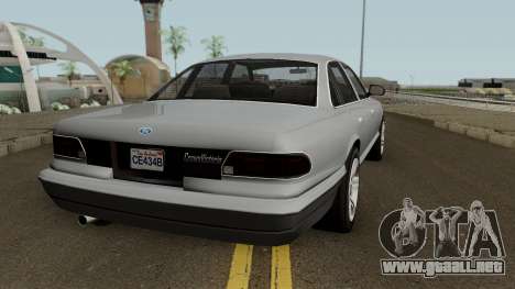 Ford Crown Victoria 1992 (Stanier Style) para GTA San Andreas