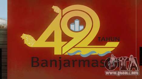 492 Anniversary Of Banjarmasin City Wall para GTA San Andreas