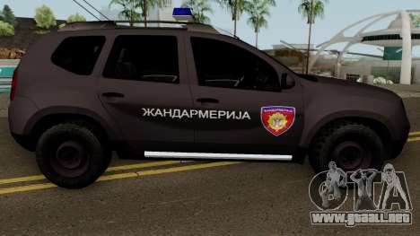 Dacia Duster Zandarmerija para GTA San Andreas