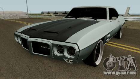 Pontiac Firebird MM 1969 para GTA San Andreas