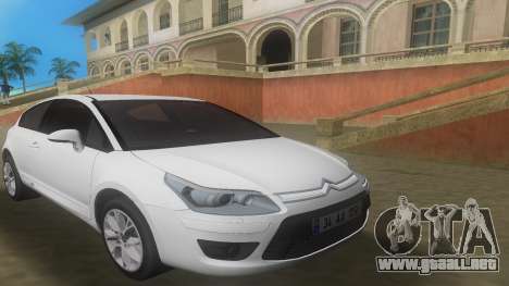 2010 Citroen C4 VTS para GTA Vice City