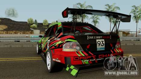 Mitsubishi Lancer Evolution IX OZ Drift V2 2006 para GTA San Andreas