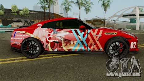 Nissan GT-R Premium R35 17 Itasha para GTA San Andreas