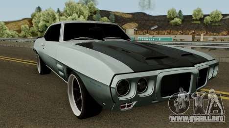 Pontiac Firebird MM 1969 para GTA San Andreas