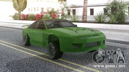 Nissan 180SX Green para GTA San Andreas