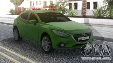 Mazda 3 Green para GTA San Andreas