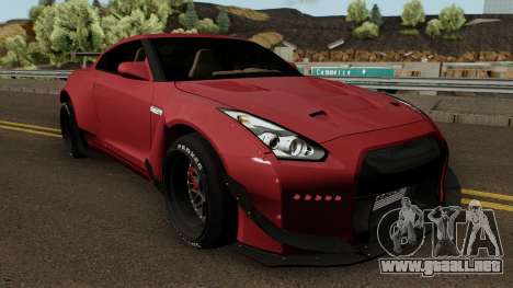 Nissan GT R35 (Rocket Bunny) Edition para GTA San Andreas