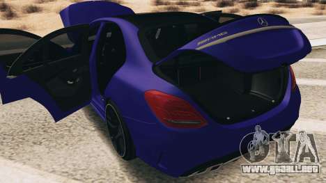 Mercedes-Benz C63S AMG para GTA San Andreas