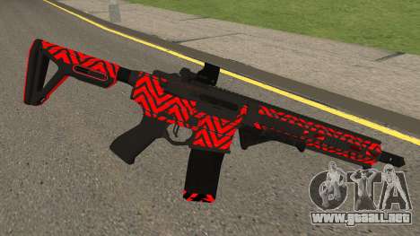 New Assault Rifle (Red) para GTA San Andreas