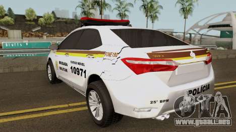 Toyota Corolla Brazilian Police (Patamo) para GTA San Andreas