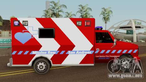 Ambulance: Mission Row San Andreas para GTA San Andreas