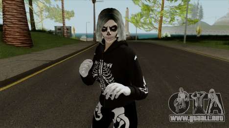 Female GTA Online Halloween Skin 1 para GTA San Andreas