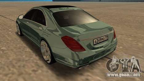 Mersedes-Benz S63 W222 Bulkin Amoral para GTA San Andreas