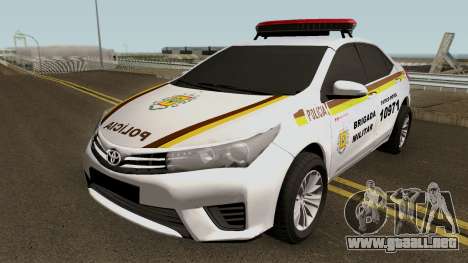 Toyota Corolla Brazilian Police (Patamo) para GTA San Andreas