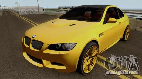 BMW M3 E92 IVF para GTA San Andreas