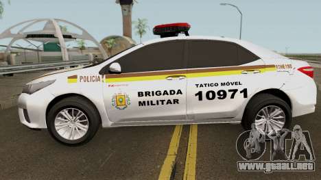 Toyota Corolla Brazilian Police (Patamo) para GTA San Andreas