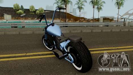 Western Motorcycle Zombie Chopper Con Pain GTA V para GTA San Andreas