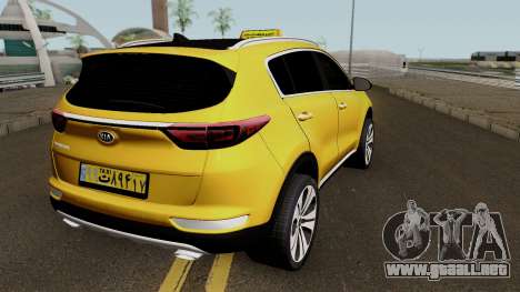 Kia Sportage 2017 Taxi Maku para GTA San Andreas