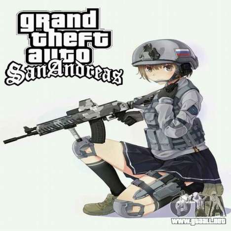 Nuevas pantallas de carga de anime para GTA San Andreas