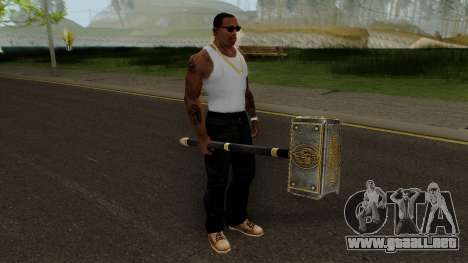 Triple H Sledgehammer from WWE Immortals para GTA San Andreas