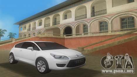 2010 Citroen C4 VTS para GTA Vice City