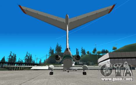 TU-134 ALROSA para GTA San Andreas