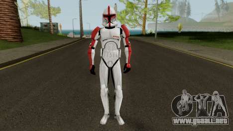 Clone Trooper Red (Star Wars The Clone Wars) para GTA San Andreas